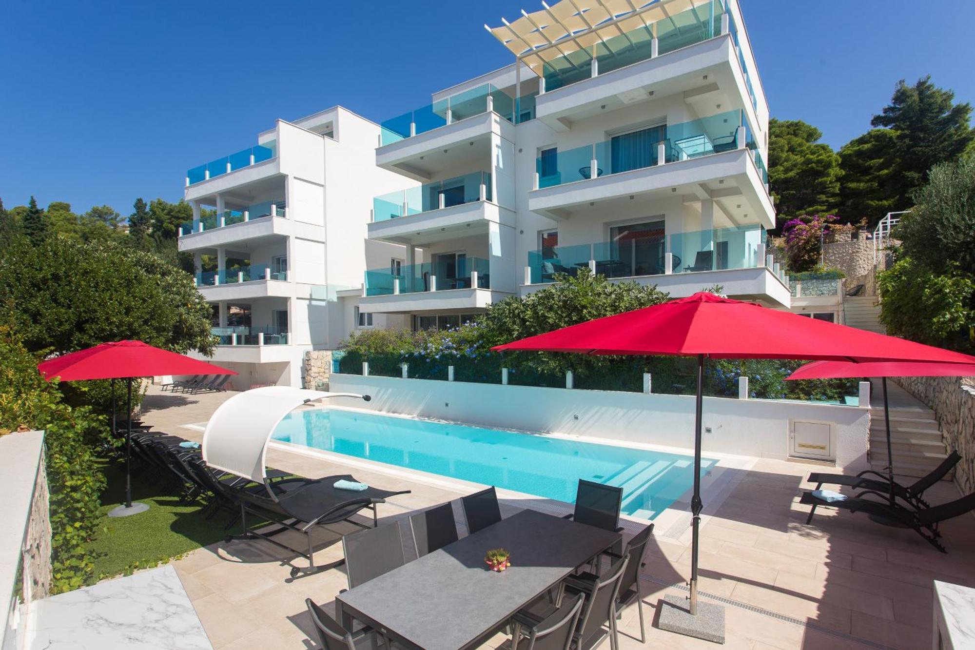 Villa Aqua Žaborić Exterior foto