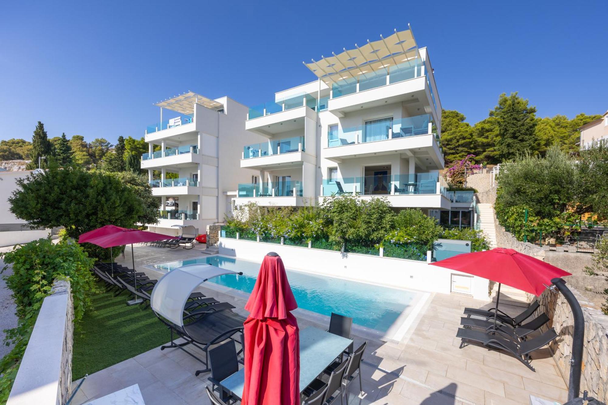Villa Aqua Žaborić Exterior foto